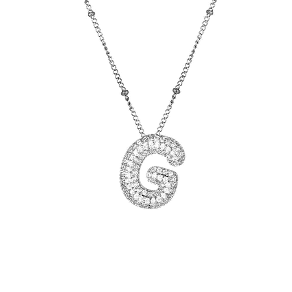 Sparkle Bubble Necklace Necklaces Loanya Silber G 