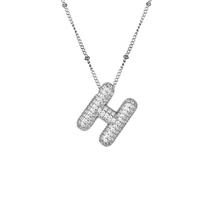 Sparkle Bubble Necklace Necklaces Loanya Silber H 