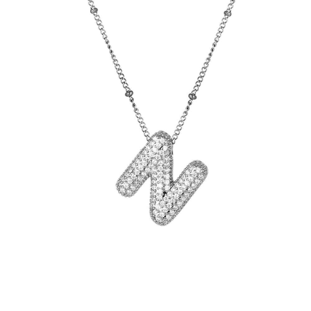 Sparkle Bubble Necklace Necklaces Loanya Silber N 