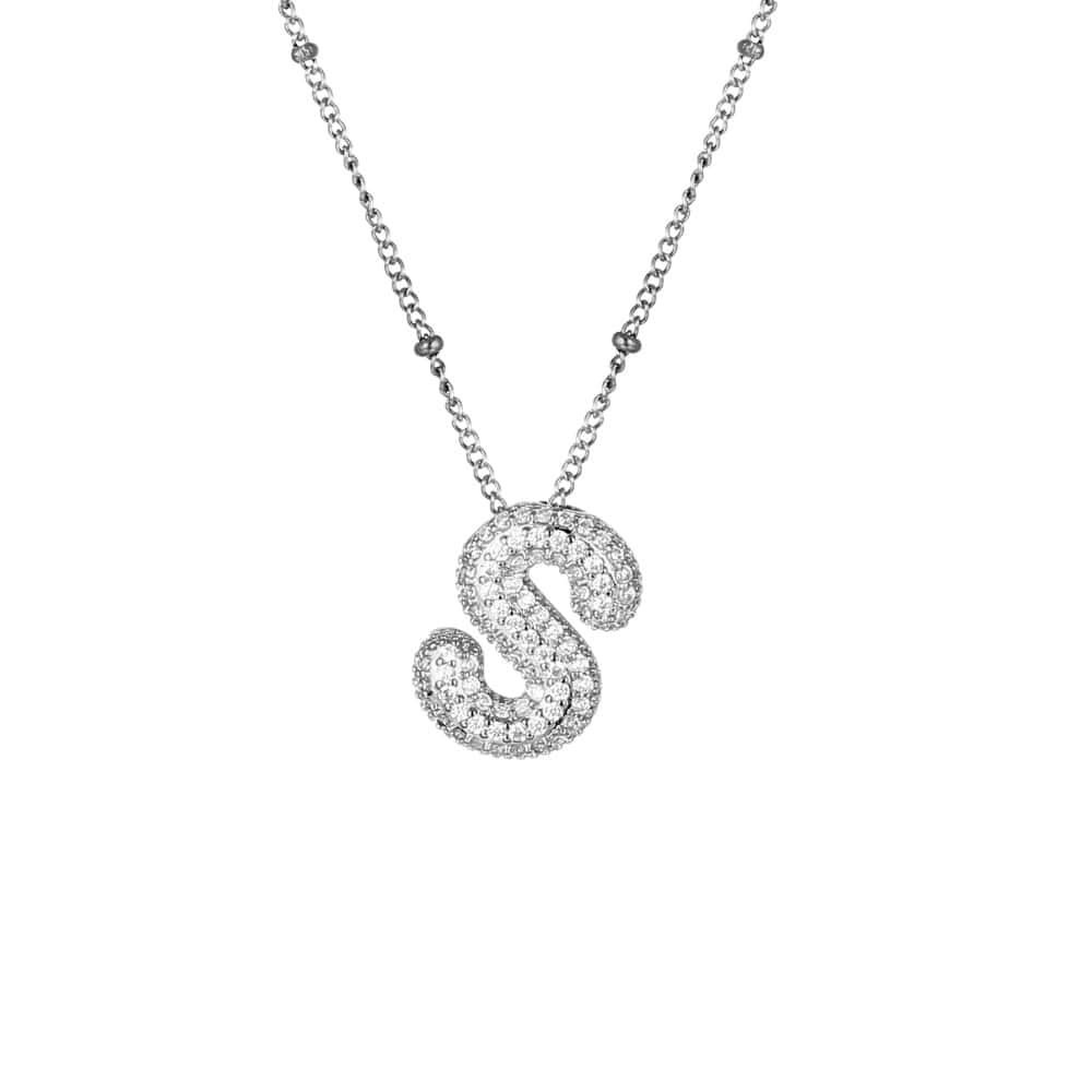 Sparkle Bubble Necklace Necklaces Loanya Silber S 