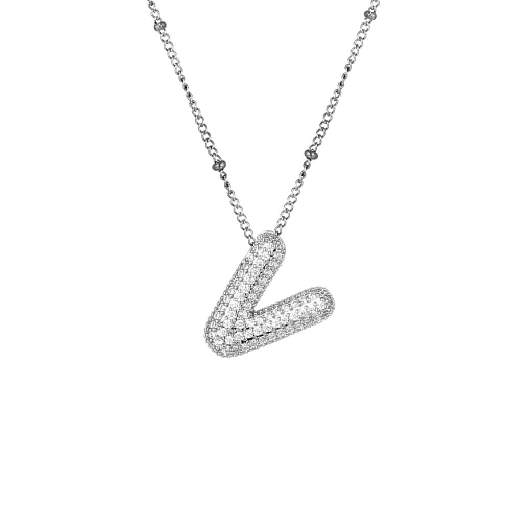Sparkle Bubble Necklace Necklaces Loanya Silber V 