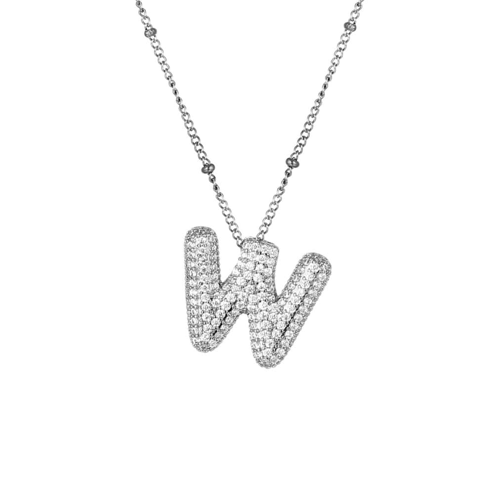 Sparkle Bubble Necklace Necklaces Loanya Silber W 