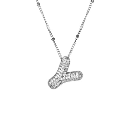 Sparkle Bubble Necklace Necklaces Loanya Silber Y 