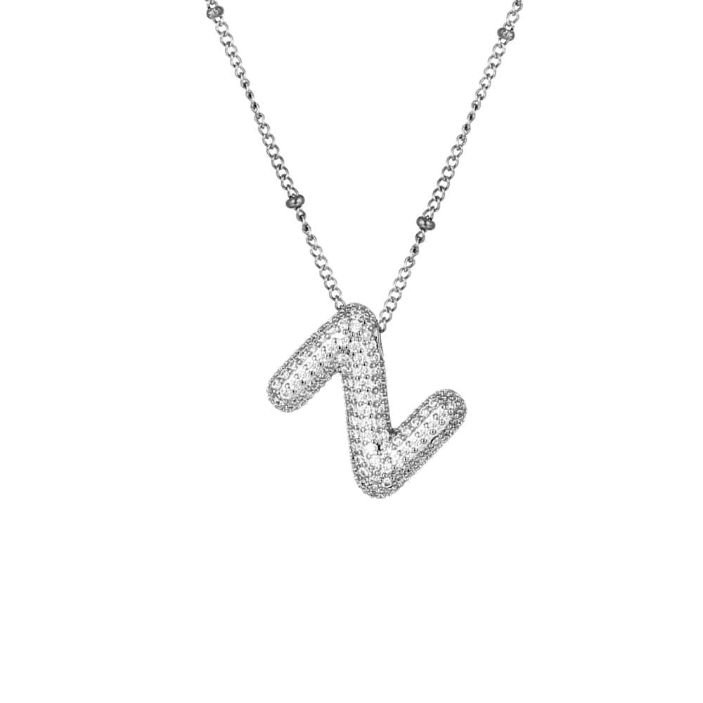 Sparkle Bubble Necklace Necklaces Loanya Silber Z 