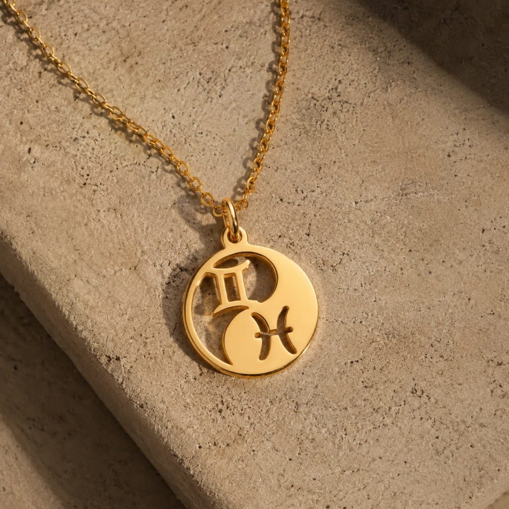 Sternzeichen Halskette Necklaces Loanya Gold 45 cm 