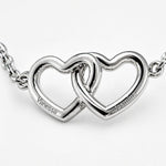 Verbundene Herzen Armband Bracelet Loanya 