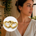 Verbundene Herzen Halskette Necklaces Loanya 