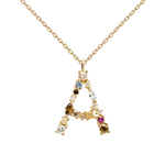 LOANYA Buchstaben Kette Loanya Gold A 
