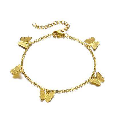 LOANYA goldene Schmetterlinge Loanya Armband 