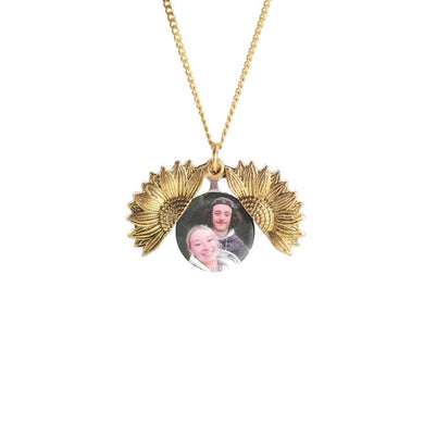 LOANYA Halskette mit Fotogravur Necklaces Loanya Gold 40 cm 
