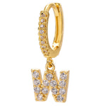 LOANYA Ohrring mit Initiale Loanya W 