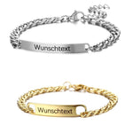 LOANYA Pärchen-Armband Set Bracelets Loanya Gold Silber 