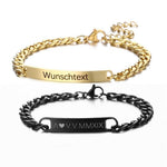 LOANYA Pärchen-Armband Set Bracelets Loanya Schwarz Gold 